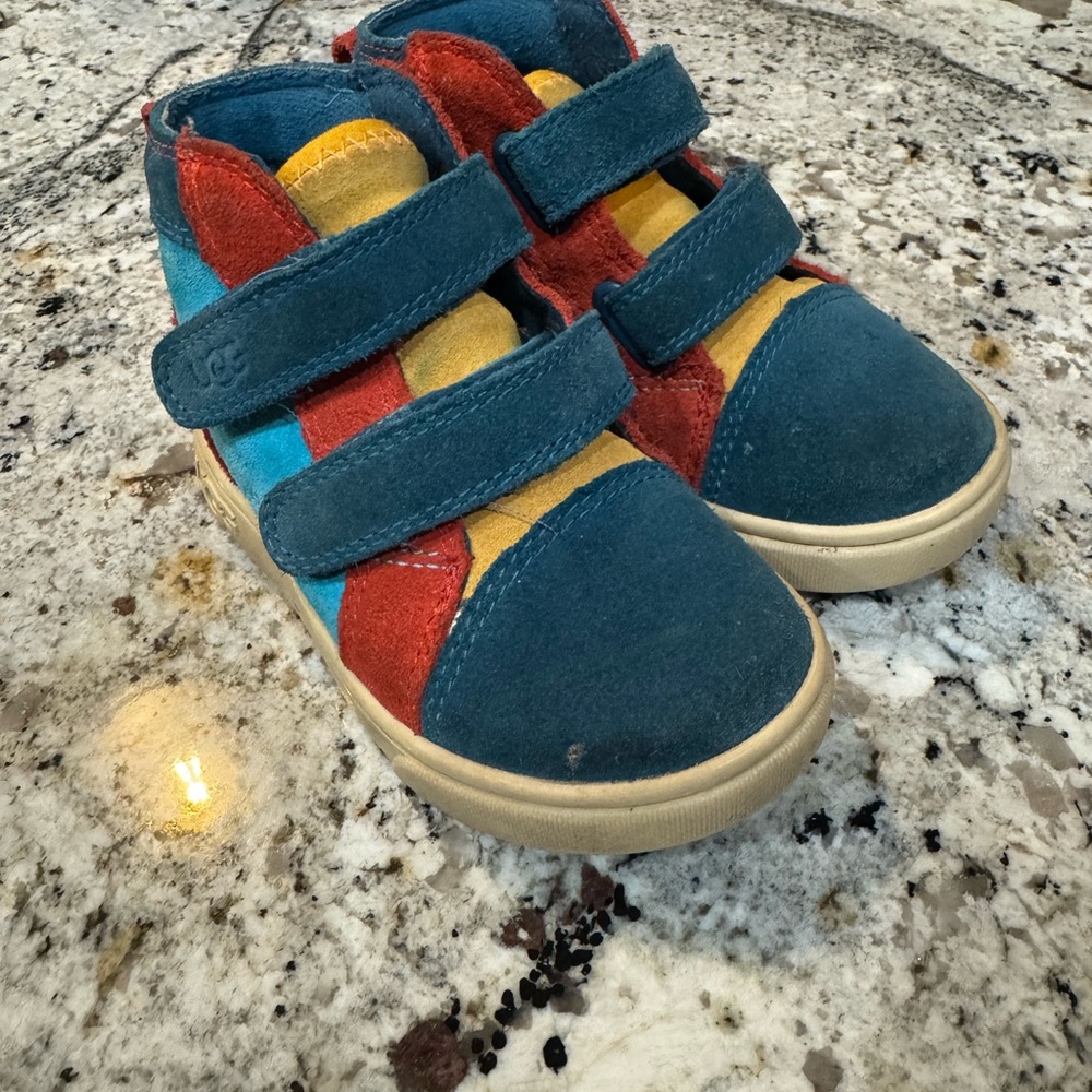UGG Kids Multicolor Velcro Boots
